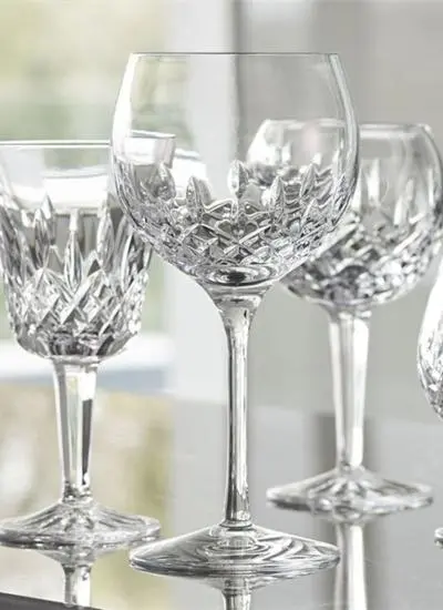Waterford Crystal Lismore Essence Balloon Wine Glass Set of 2